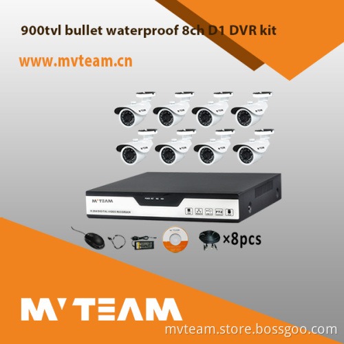 8CH H. 264 DVR Kit with 900tvl Camera (MVT-K08EH)